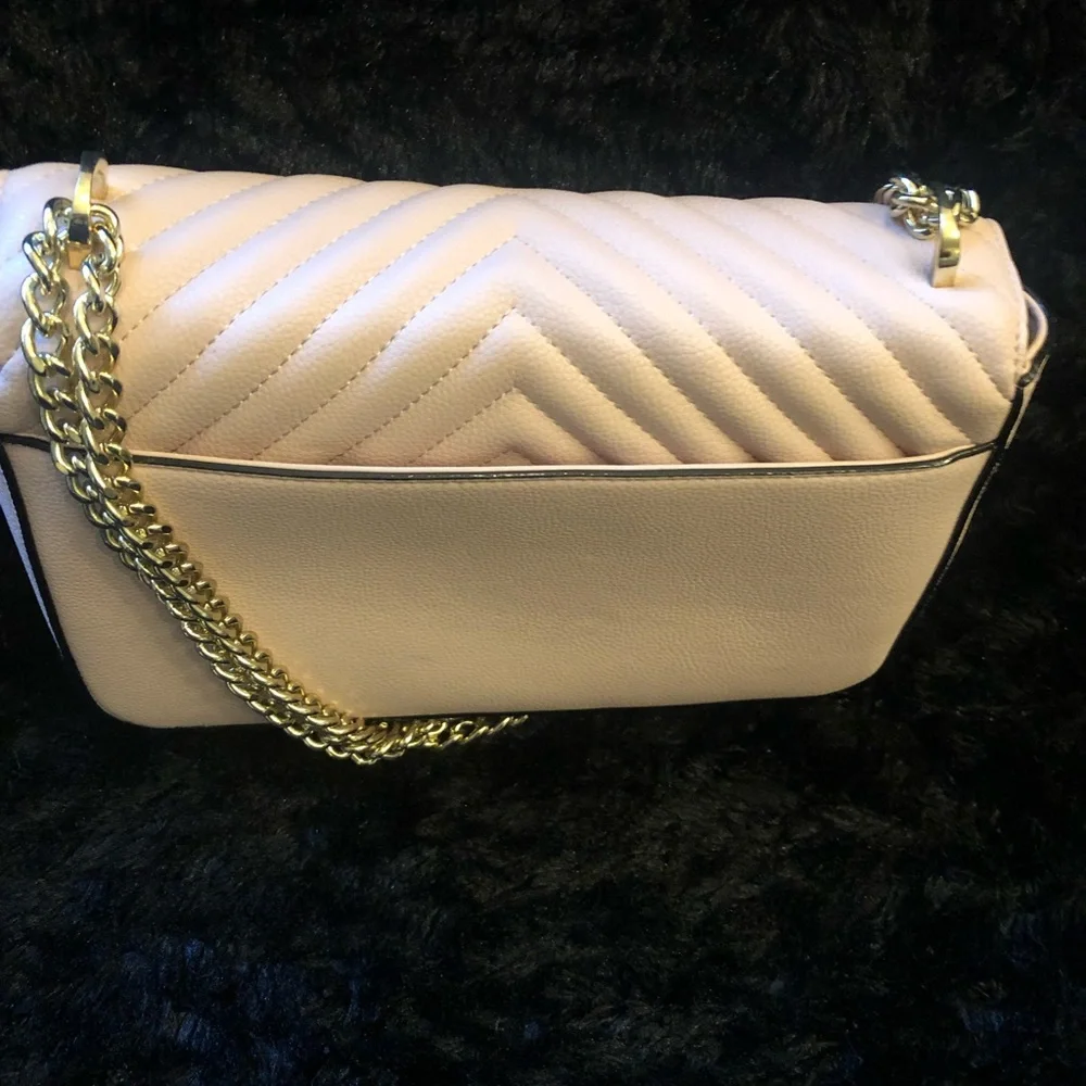Victorias Secret Genuine Leather Pebbled  Crossbody Shoulder Bag - Picture 6 of 16